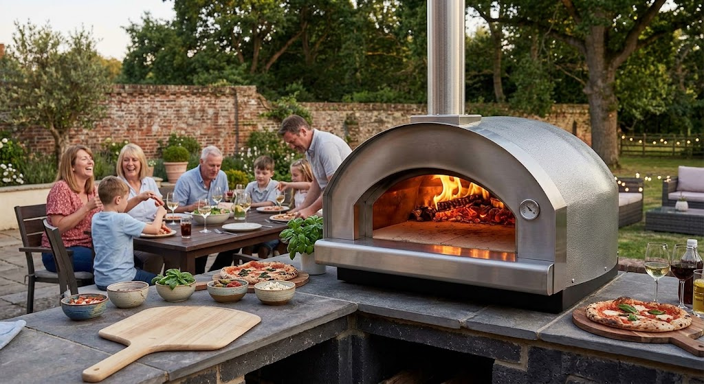 "ilFornino Professional Series large wood fired pizza oven"
