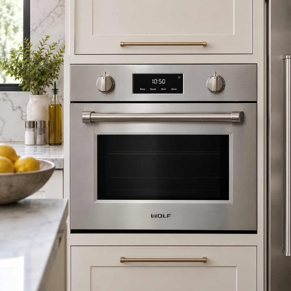 "Wolf oven Transitional 24-inch single wall oven"